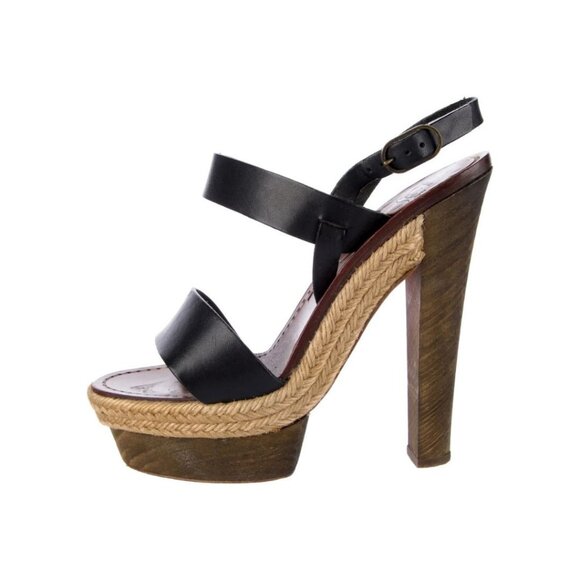 Christian Louboutin Calfskin Rope Satrinxa 120 Platform Sandals Size IT 36/ US 6 - Picture 1 of 9